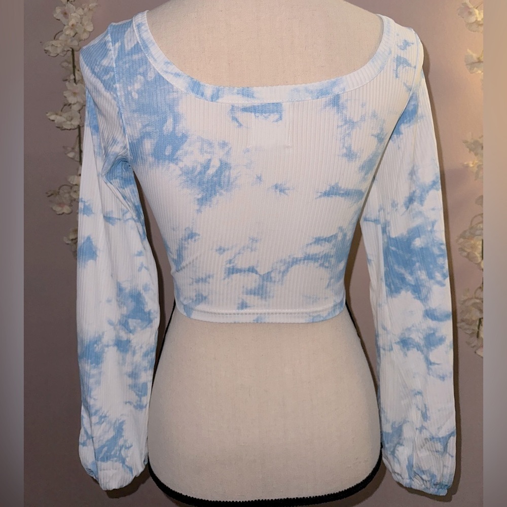 Cute Tie Dye Crop Top - Picture 3 of 5